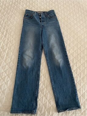 Levi's Ribcage Straight High-Rise Jeans
